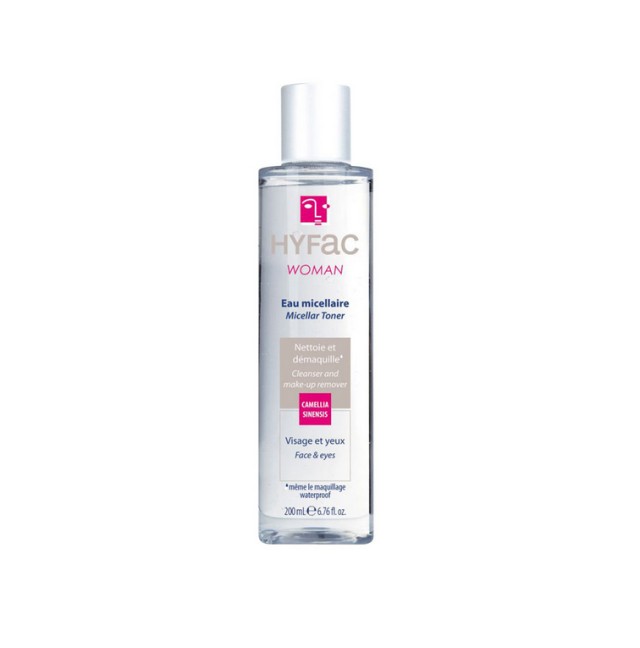 Hyfac Woman Micellar Toner Λοσιόν Ντεμακιγιάζ Προσώπου-Ματιών 200ml