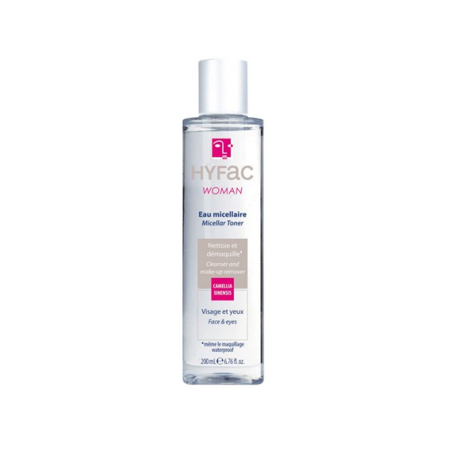 Hyfac Woman Micellar Toner Λοσιόν Ντεμακιγιάζ Προσώπου-Ματιών 200ml