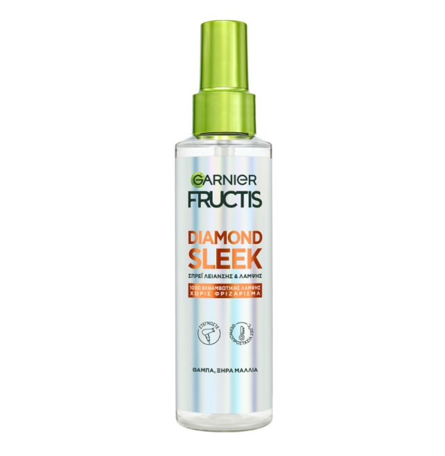 Garnier Fructis Diamond Sleek Spray Λείανσης & Λάμψης 150ml