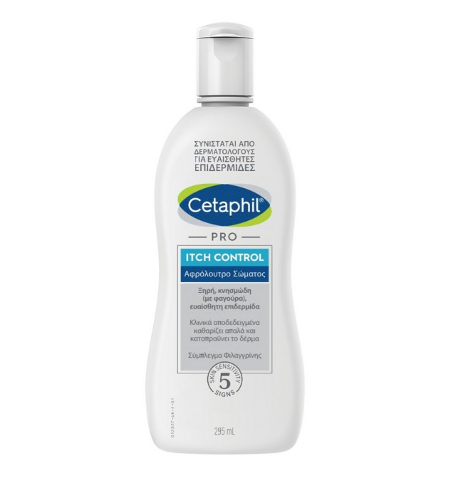 Cetaphil Pro Itch Control Αφρόλουτρο Aνάπλασης για Ξηρό ή Ευαίσθητο Δέρμα 295ml