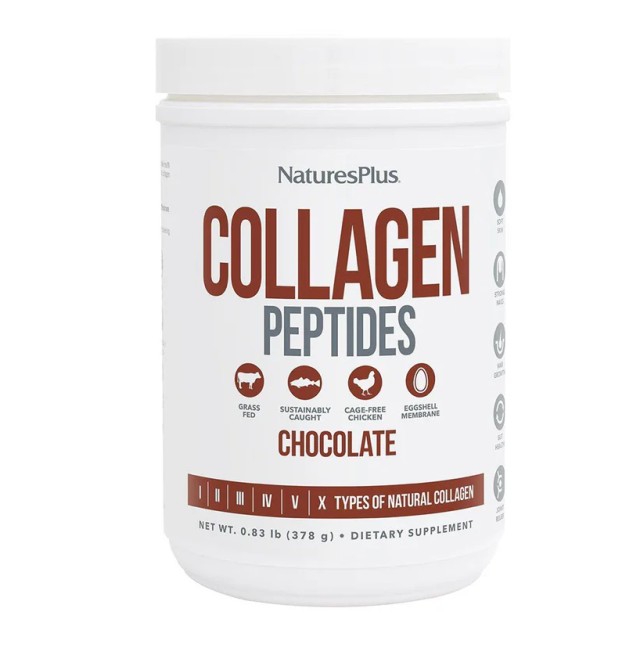 Nature's Plus Collagen Peptides Chocolate Powder 378g
