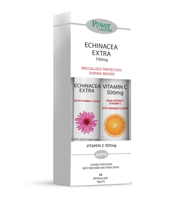 Power Health Echinacea Extra with Stevia Sweetener + Vitamin C Gift 500mg