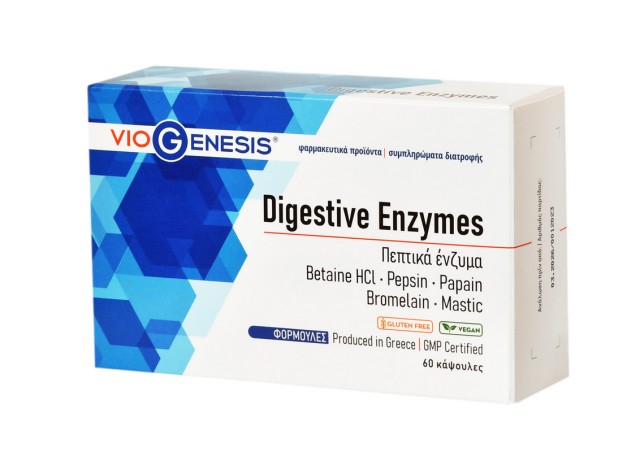 Viogenesis Digestive Enzymes 60caps