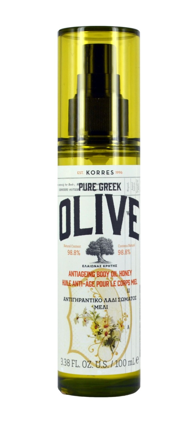 KORRES Pure Greek Olive Αντιγηραντικό Λάδι Σώματος Μέλι 100ml