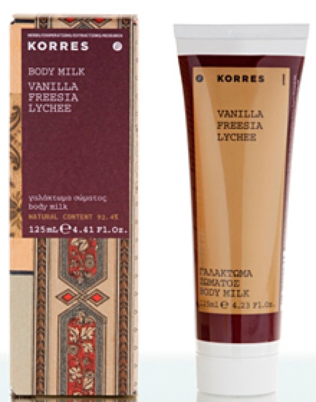 KORRES ΓΑΛΑΚΤΩΜΑ ΣΩΜΑΤΟΣ VANILLA 125ML BOX