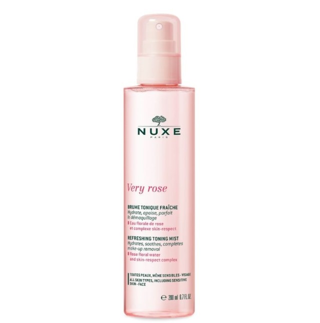 Nuxe Very Rose Refreshing Toning Mist Τονωτικό & Ενυδατικό Mist για το Πρόσωπο 200ml