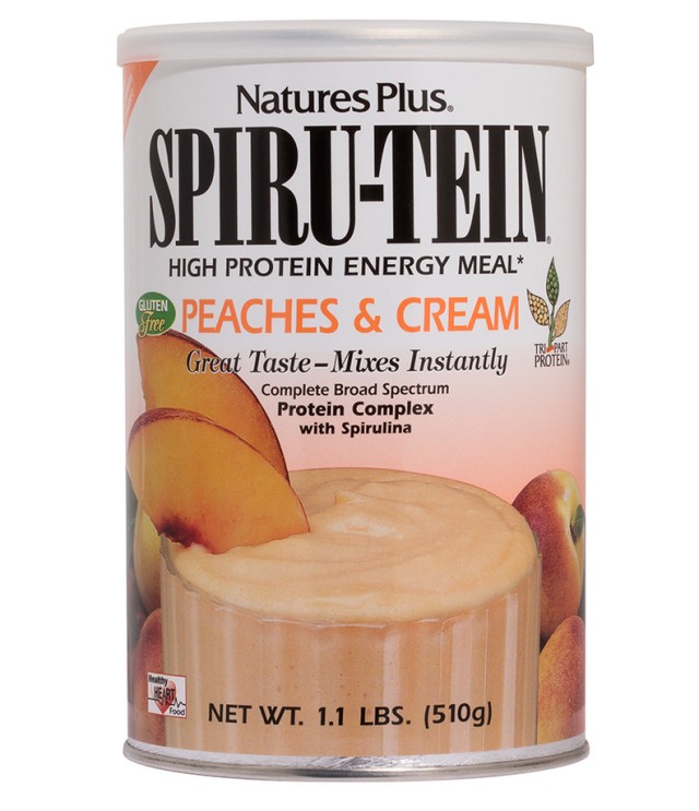 Nature's Plus Spiru-Tein Peaches&Cream, 510gr