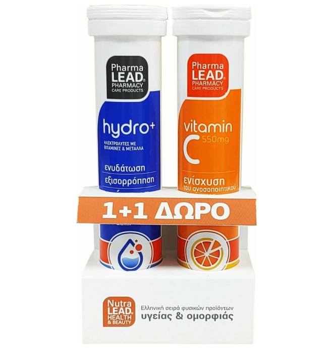 Pharmalead Hydro+ 20Eff Tabs + Δώρο Βιταμίνη C 550mg 20Eff Tabs