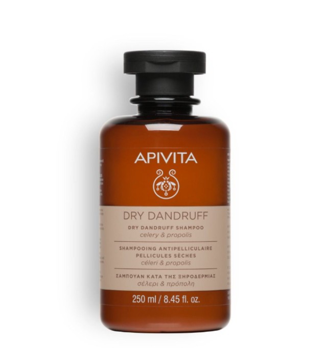 Apivita Σαμπουάν Κατά της Ξηροδερμίας Propolis AmC & Φυτικό ΑΗΑ 250ml