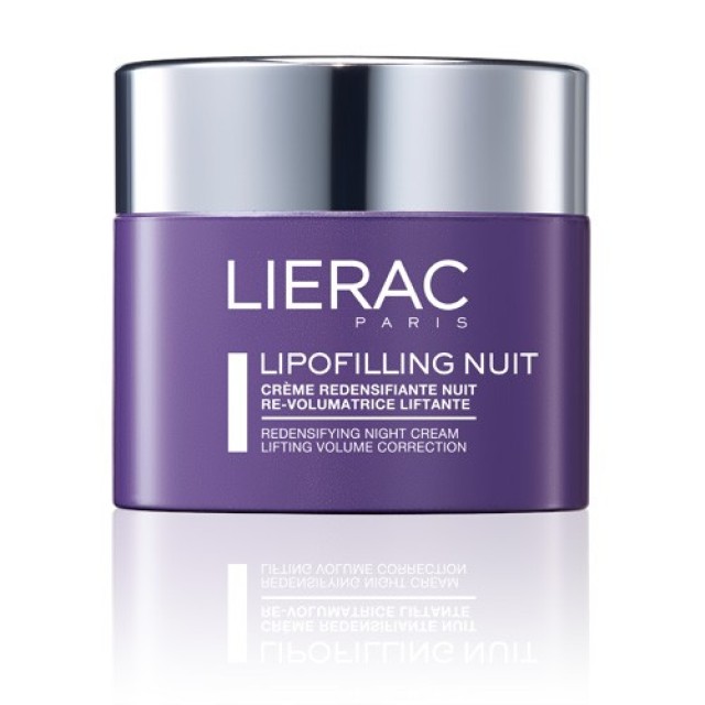 Lierac LIPOFILLING NUIT Εντατική αντιγηραντική αναδομητική φροντίδα νυκτός για διόρθωση της πυκνότητας, 50ml