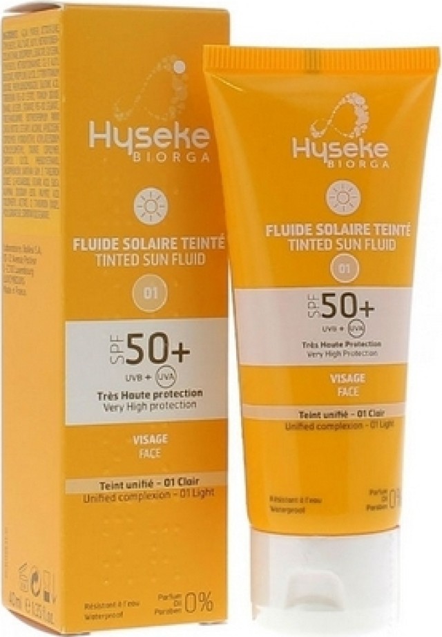 Biorga Hyseke Tinted Sun Fluid SPF50+ Light 40ml