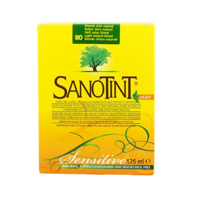 SANOTINT LIGHT 80 LIGHT NATURAL BLONDE 125ML