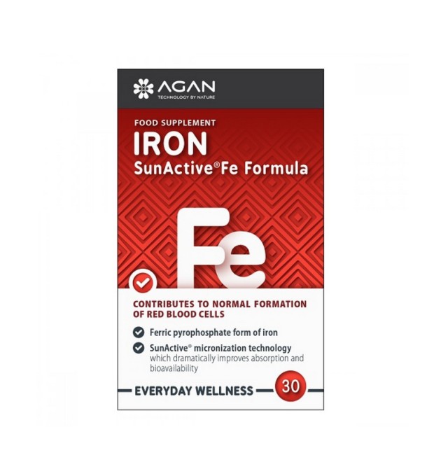 Agan Iron Sunactive Fe Formula 30caps