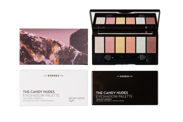 Korres Volcanic Minerals The Candy Nudes Eyeshadow Palette 6g
