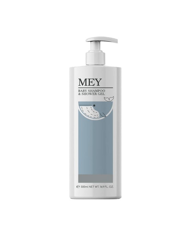 Mey Baby Shampoo & Shower Gel Βρεφικό Σαμπουάν & Αφρόλουτρο 500ml
