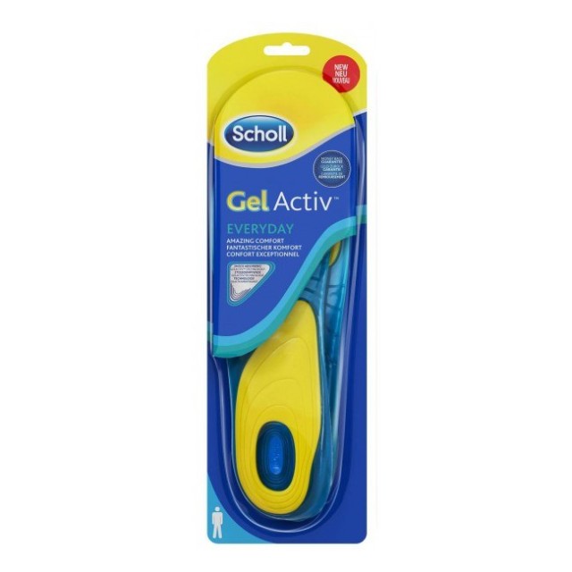 Scholl Gel Activ Everyday Ανδρικοί Πάτοι (Νο 40-46,5) 2τμχ