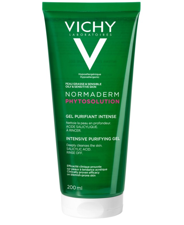 Vichy Normaderm Phytosolution Gel Καθαρισμού Προσώπου 200ml