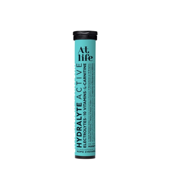 AtLife Hydrate Active Electrolytes +10 Viitamins + L-Carnitine 24 Αναβράζοντα Δισκία