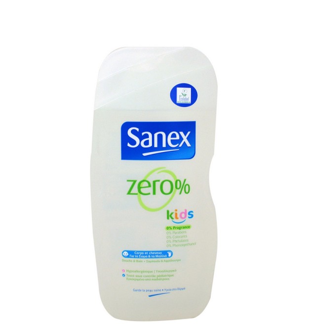 Sanex Αφρόλουτρο Zero% Kids 500ml