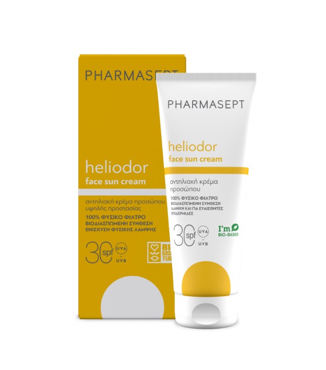 Pharmasept Heliodor Face Sun Cream SPF30 Κρέμα Υψηλής Αντηλιακής Προστασίας Προσώπου 50ml