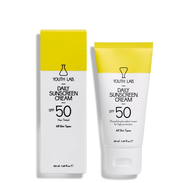 Youth Lab Daily Sunscreen Cream Spf50 for All Skin Types 50ml