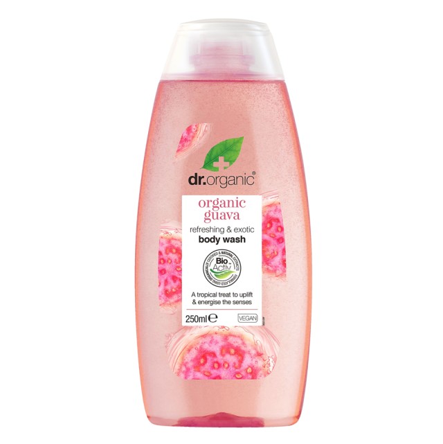 Dr.Organic Guava Body Wash Αναζωογονητικό Αφρόλουτρο 250ml