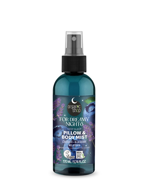 Organic Shop Deep Dreamy Night Pillow & Body Mist Xαλαρωτικό Μist 170ml