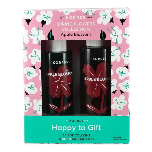 Korres Promo Eau de Cologne Apple Blossom 100ml + Δώρο Αφρόλουτρο Apple Blossom 250ml