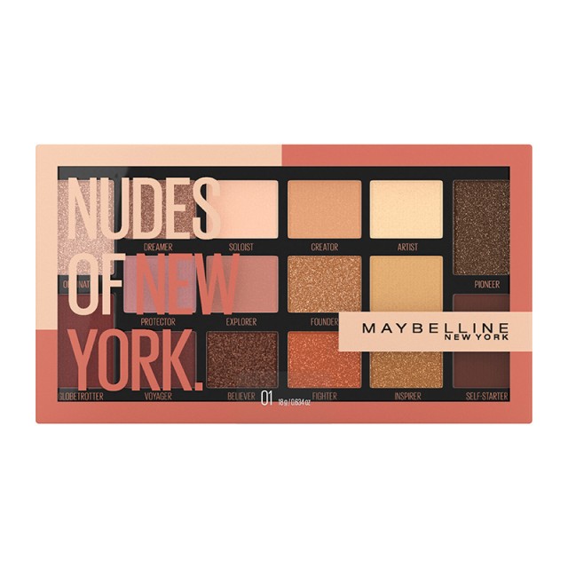 Maybelline Nudes of New York Eyeshadow Palette 18gr