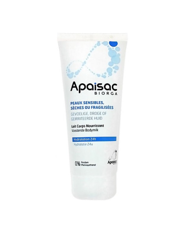 Biorga Apaisac Nourishing Body Milk Ενυδατικό Γαλάκτωμα Σώματος για Ευαίσθητες & Ξηρές Επιδερμίδες 200ml