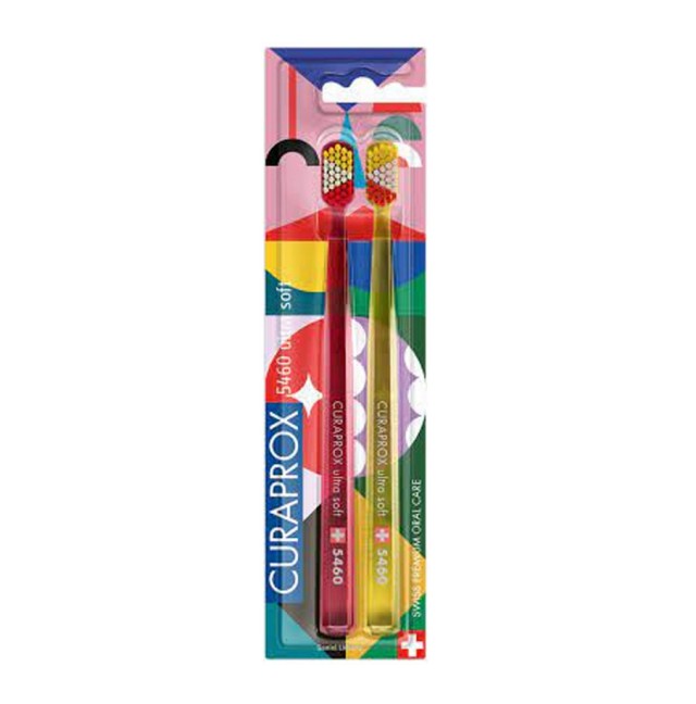 Curaprox CS 5460 Ultra Soft Duo Power Smile Edition 2τμχ