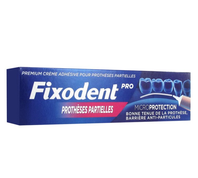Fixodent Pro Micro Protection Για μερική Οδοντόστοιχια 40gr