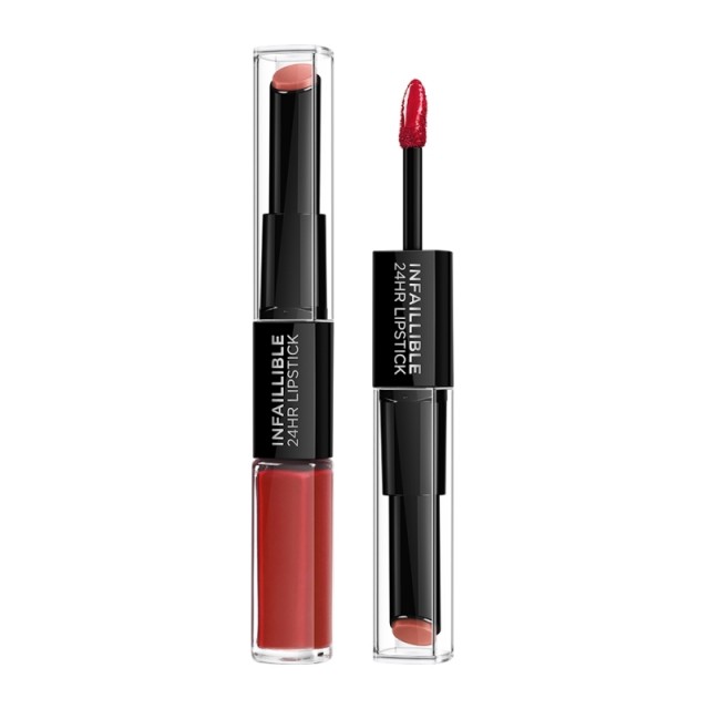 L'Oreal Paris Infaillible 24HR 2 Step Lipstick 506 Red Infallible