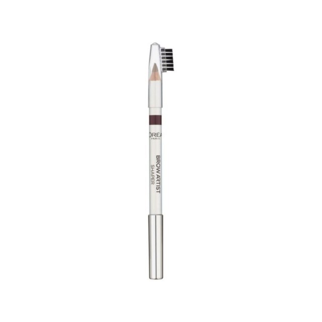 L'Oreal Paris Brow Artist Shaper Eyebrow Pencil + Fix + Finish Wax 04 Dark Brunette