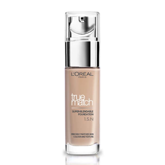 L'Oreal Paris True Match Super-Blendable Foundation 1.5.N Linen 30ml