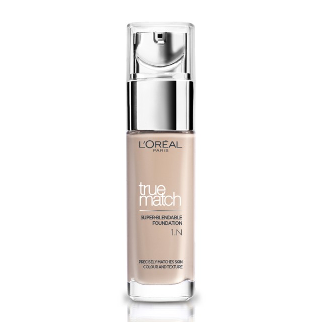 L'Oreal Paris True Match Super-Blendable Foundation 1.N Ivory 30ml