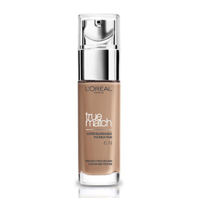 L'Oreal Paris True Match Super-Blendable Foundation 6.N Honey 30ml