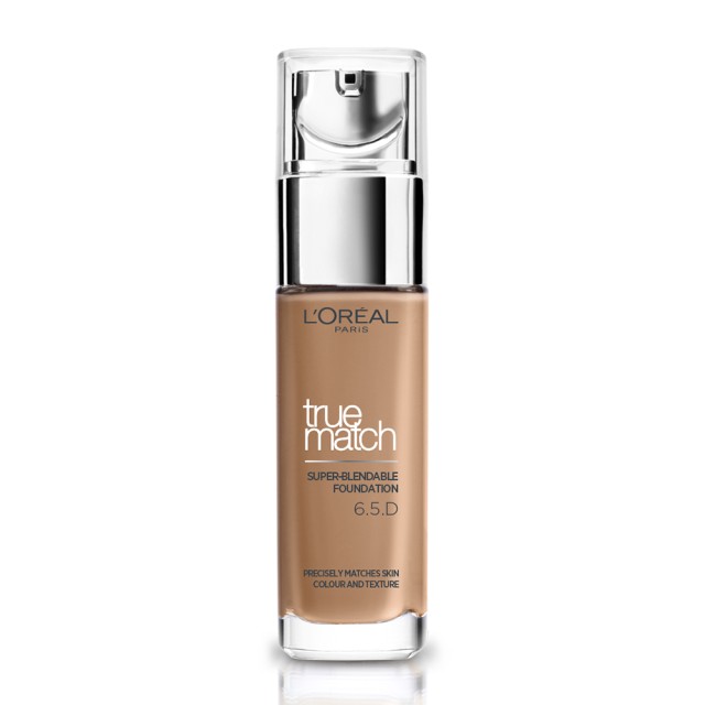 L'Oreal Paris True Match Super-Blendable Foundation 6.5.D/6.5.W Golden Toffee 30ml