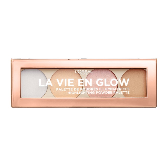 L'Oreal Paris La Vie En Glow Highlighting Powder Palette 01 Warm Glow 5g