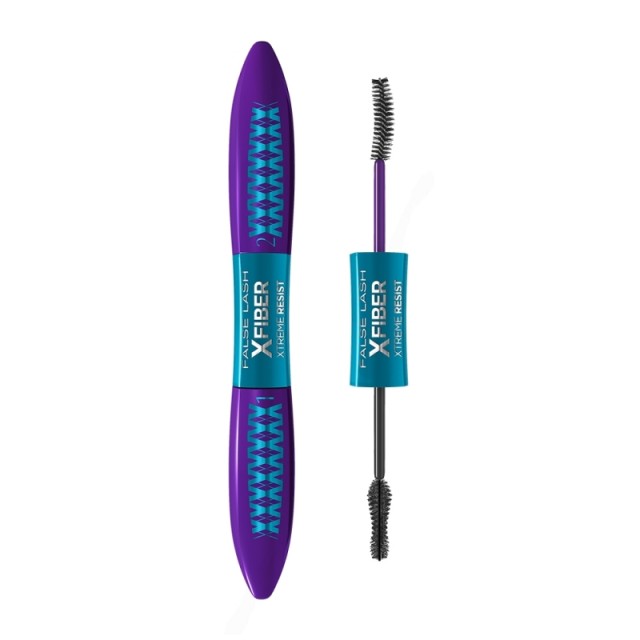 L'Oreal Paris False Lash X Fiber Xtreme Resist Waterproof Mascara Black Step 1 7.4ml/Step 2 7.1ml