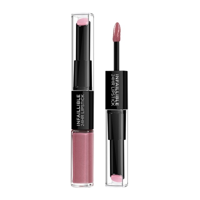 L'Oreal Paris Infaillible 24HR 2 Step Lipstick 125 Born to Blush