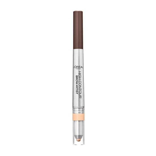 L'Oreal Paris High Contour Brow Artist Double-Ended Mechanical Pencil & Highlighter 108 Warm Brunette