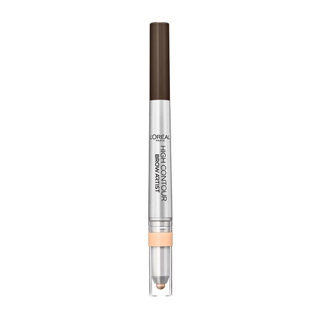 L'Oreal Paris High Contour Brow Artist Double-Ended Mechanical Pencil & Highlighter 109 Ebony