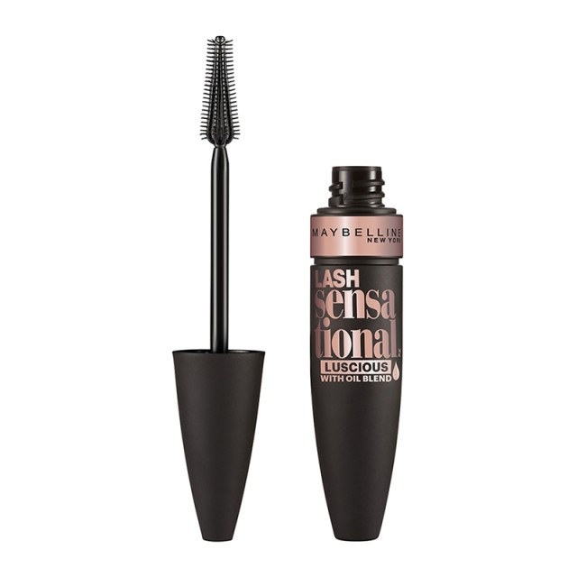 Maybelline Lash Sensational Luscious Mascara With Oil Blend Black 9.5ml
