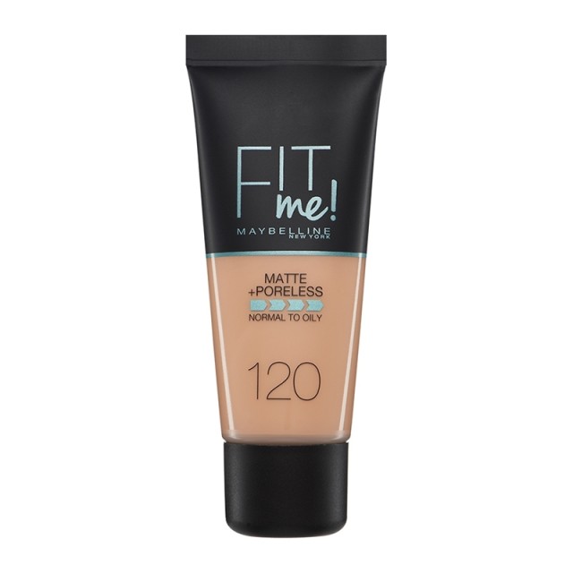 Maybelline Fit Me Matte & Poreless Liquid Foundation For Normal To Oily Skin 120 Classic Ivory 30ml