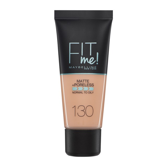 Maybelline Fit Me Matte & Poreless Liquid Foundation For Normal To Oily Skin 130 Buff Beige 30ml