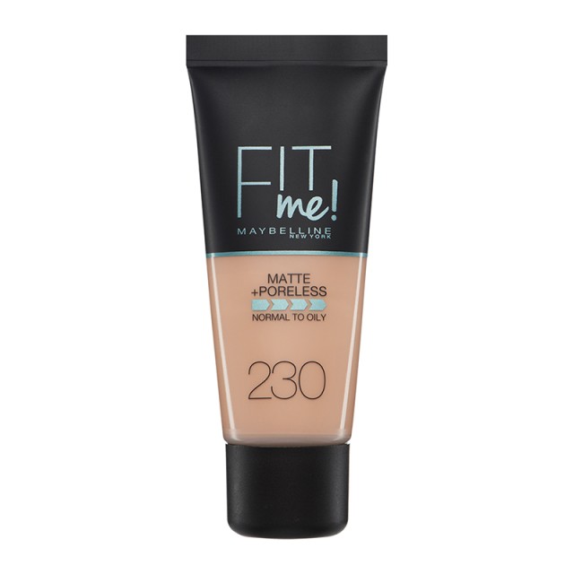 Maybelline Fit Me Matte & Poreless Liquid Foundation For Normal To Oily Skin 230 Natural Buff 30ml