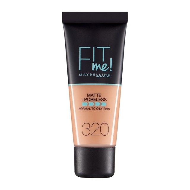 Maybelline Fit Me Matte & Poreless Liquid Foundation For Normal To Oily Skin 320 Natural Tan 30ml