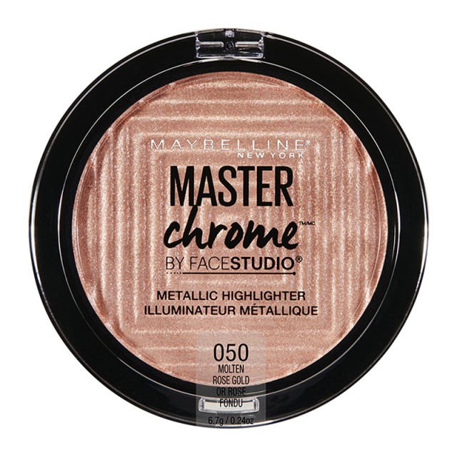 Maybelline Master Chrome Metallic Highlighter Powder 050 Molten Rose Gold 9g