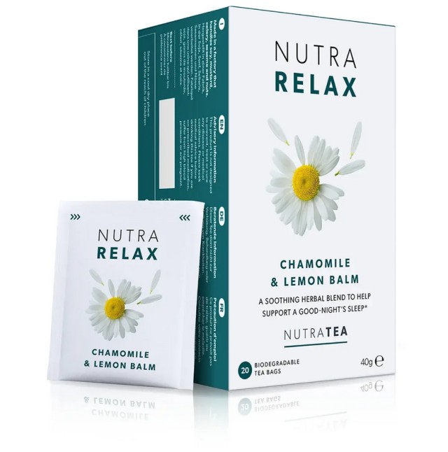 NUTRA TEA Nutra Relax Chamomile & Lemon Balm 20 φακελίσκοι